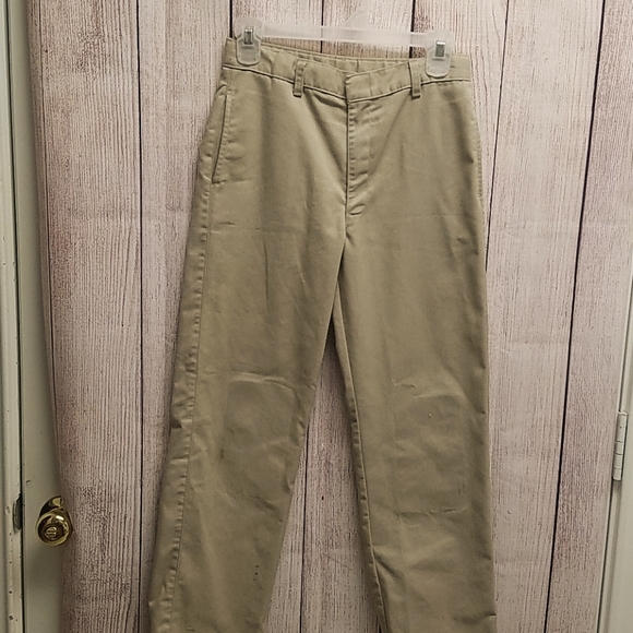 Tom Sawyer khaki w/ adj waist built-in knee patch - Picture 1 of 5